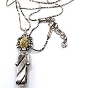 Brighton Badge Clip Lanyard Necklace - 3798